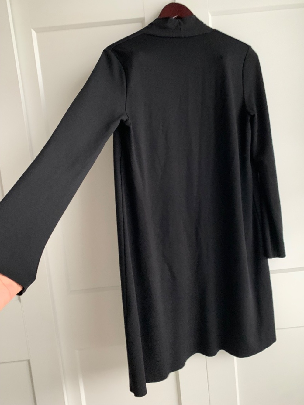 COS Dress A Line Draped V neck Dress Tunic Jersey Top Women's size M - Picture 5 of 11